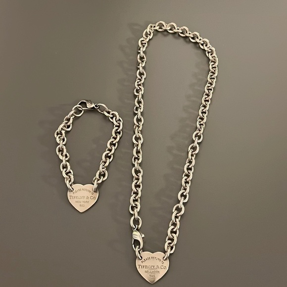 Tiffany & Co. Jewelry Tiffany Co Bracelet And Necklace Set